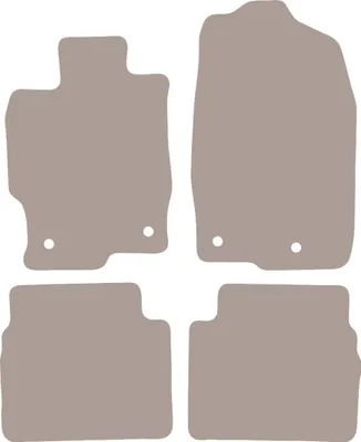 Immagine prodotto di Tappetini auto in velluto per Mazda 6 II GH berlina, station wagon, liftback, hatchback (2007-2012) - set di tappetini LUX beige (4 pezzi)