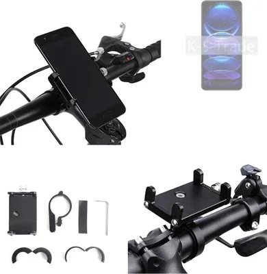 Produktbild von K-S-Trade Handyhalterung für das Fahrrad kompatibel mit Xiaomi Redmi Note 12 Pro+ Halter Lenkstange Fahrradhalterung Motorrad Bike Mount Befestigung
