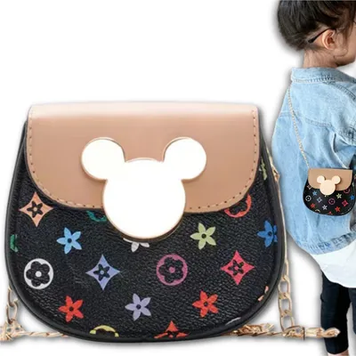 Immagine prodotto di EDIBAZZAR | Piccola borsa nera per una ragazza principessa mouse mouse