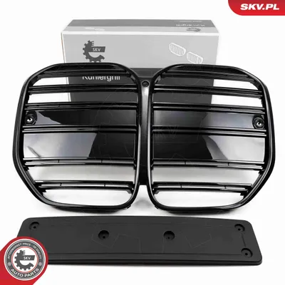 Produktbild von ESEN SKV 66SKV155 Kühlergrill Frontgrill für BMW 4 Coupe (G22, G82) Glänzend Schwarz