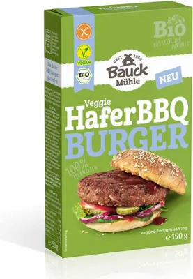 Produktbild von Bauckhof Veggie Hafer BBQ Burger 150g