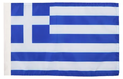 Griechenland Flagge 45x30 cm, Polyester 100D, mit Masttunnel