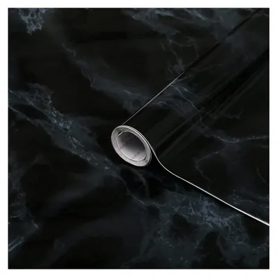 Immagine prodotto di d-c-fix Pellicola adesiva per mobili, effetto marmo, marmo nero, 67,5 cm x 15 m