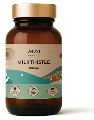 Produktbild von UNUVI - Mariendistel - Silymarin 300 mg | 120 vegetarische kapseln