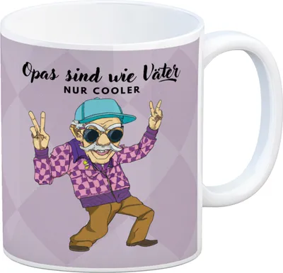Produktbild von Opas sind wie Väter nur cooler Kaffeebecher