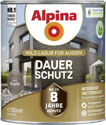 Produktbild von Alpina Dauer-Schutz 0,75 L graphit