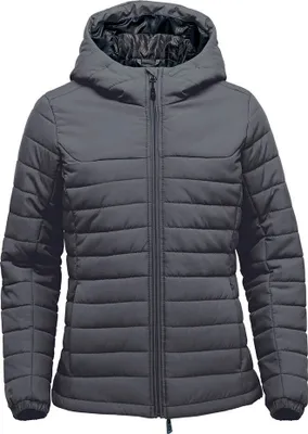 Immagine prodotto di Stormtech - Giacca con cappuccio "Nautilus" da donna PC5439 (L) (Grigio)