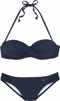 Produktbild von s.Oliver Bügel-Bandeau-Bikini marine Größe 36 Cup D