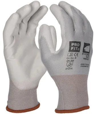 PU Handschuh "Perfect",grau 11 (Packung à 12 Paar)