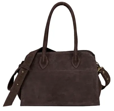 Produktbild von Hausfelder Manufaktur Tasche Velours Braun 21