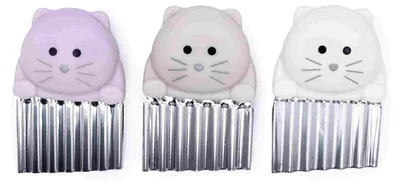 Produktbild von Melii Wellenschneider? Katze, 3 Stück – rosa/grau