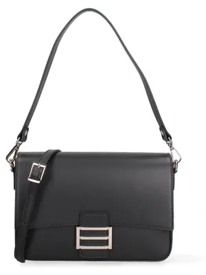 Immagine prodotto di Borsa a tracolla Lux Dames, in vera pelle, con chiusura magnetica, realizzata a mano in Italia
