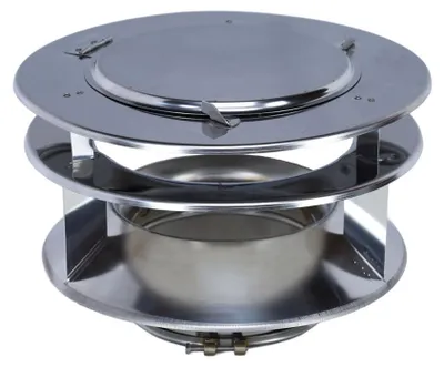 Produktbild von Regenhaube für Rauchsauger Ø 150 mm, Edelstahl