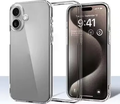 Image de Cyoo étui silicone iPhone 16 transparent