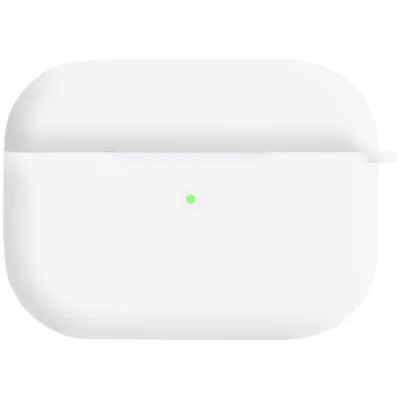 Produktbild von PhoneNatic Case kompatibel mit Apple AirPods Pro (2019) - weiß Silikon Hülle matt Cover