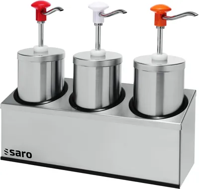 Zdjęcie produktu dla Dozownik do sosu Saro Pd-006 3 x 2,25 l
