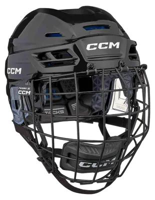 Produktbild von Helm CCM Tacks 310 Combo (mit Gitter) schwarz S