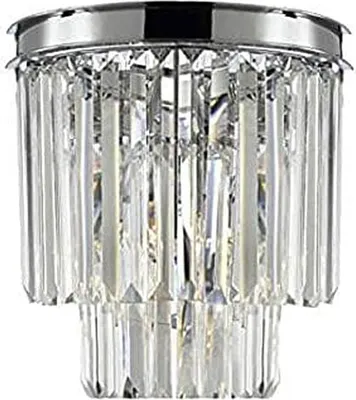 Zdjęcie produktu dla Hereford Wall Chrome - kinkiet kryształowy chrom
