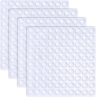 Produktbild von Silikon Dämpfer 400 Stück, selbstklebend, 6x2mm, schalldämpfend