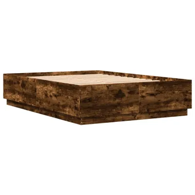 Produktbild von Bettgestell Räuchereiche 120x200 cm Holzwerkstoff