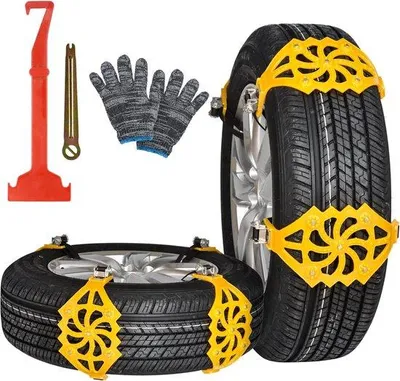Produktbild von Famanu Schneeketten Universal Schneeketten für Autos - 8 Stück