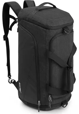 Produktbild von Reise-Rucksack 45L Dunkelgrau/Schwarz mit Nassfach und Schuhfach