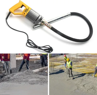Produktbild von Jopassy Betonrüttler Rüttelflasche Flaschenrüttler Handrüttler Innenrüttler Betonverdichter mit 1.5m Schlauch 1000W