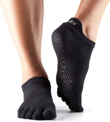 Zdjęcie produktu dla ToeSox S01826BLK, Skarpetki stopki, Czarny, Dorosły, Uni , M, Aktywność/Trening