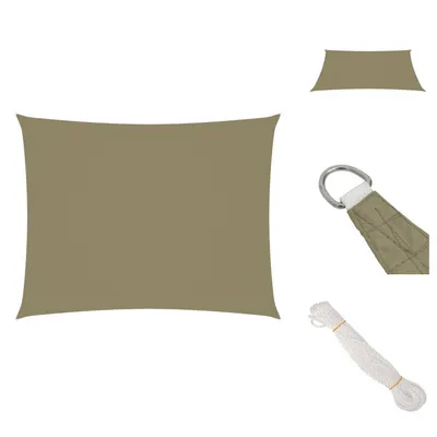 Obrázek produktu pro vidaXL markýza Oxford Fabric Rectangular 6x8 m Beige - Slunečníky a slunečníky