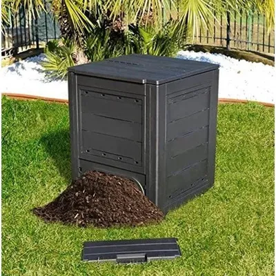 Immagine prodotto di Compostiera Da Giardino Ambition Per Rifiuti Organici Lt.260 Art.651 - cm.60x60x73h.