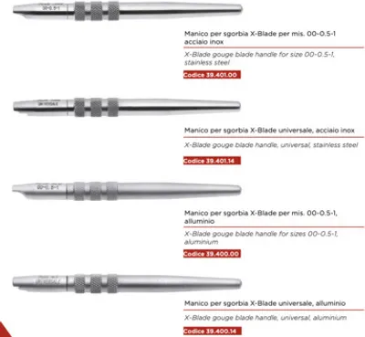 Produktbild von BLAUER BAUERNHOF | Universeller X-Blade-Hobelgriff, Edelstahl 39.401.14, 1