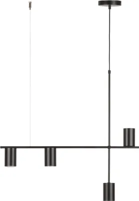 Zdjęcie produktu dla Lampa wisząca Vendo czarna 4xGU10x12W metal wym:110x70x12cm IP20 Sigma Lighting