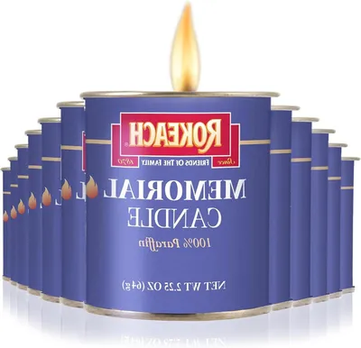 Productafbeelding van Herdenkingskaarsen - Yahrzeit Kaarsen - Herdenken en Nood - 24 Uur Brandtijd - 12 Stuks - Wit