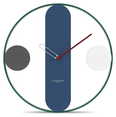 Immagine prodotto di Orologio da parete vintage con movimento silenzioso, 50 cm