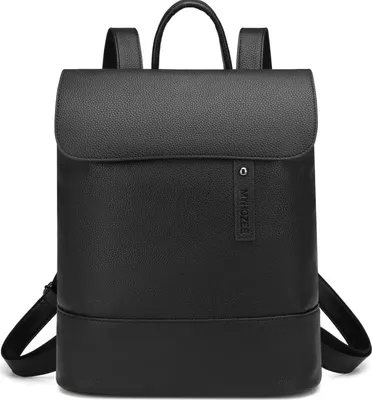Produktbild von Damen Rucksack Cityrucksack Elegant Kunstleder Anti Diebstahl Daypack 14 Zoll Backpack Wasserdicht