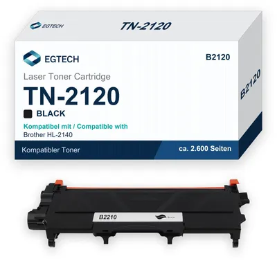 Produktbild von Toner kompatibel mit Brother TN-2120 2.600 S. HL-2140 HL-2150 HL-2150N HL-2170
