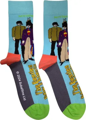 Produktbild von The Beatles - "Sub & Band" Socken für Herren/Damen Unisex RO12542 (40,5 EU - 45,5 EU) (Hellblau)