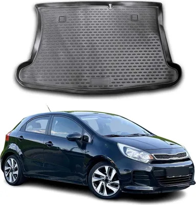 Obrázok produktu pre Rohož do batožinového priestoru pre Kia Rio 2011-2021 gumová TPE čierna