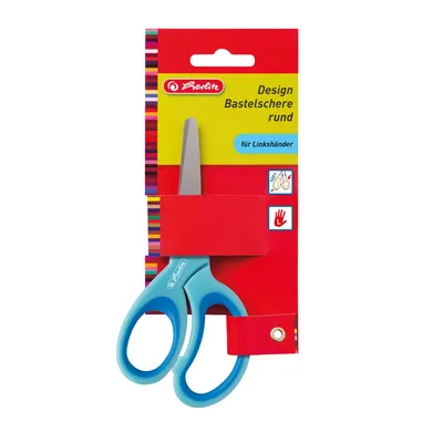 Zdjęcie produktu dla Herlitz Bastelschere    Design rund Linkshänder 1er