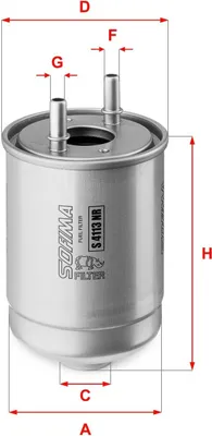 Produktbild von Kraftstofffilter SOFIMA S 4113 NR für RENAULT MEGANE III Grandtour (KZ0/1) Filtereinsatz