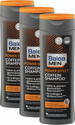 Produktbild von 3 x Balea MEN - Shampoo Power Effect Coffein (3 x 250ml)