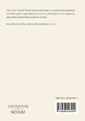 Produktbild von My Commonplace Book