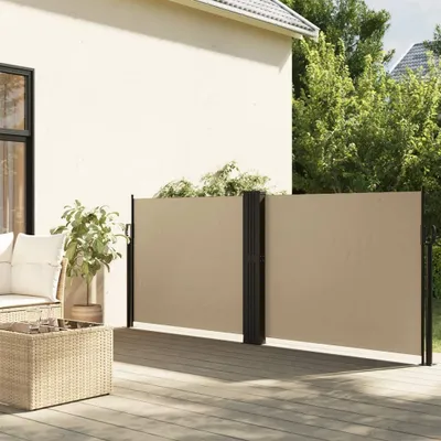 Produktbild von Maison Exclusive - Seitenmarkise Ausziehbar Beige 120x600 cm
