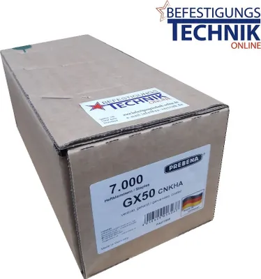 Produktbild von Prebena GX Klammern 50mm verzinkt Paslode S16 ZH-50 IM200/50 S200S16 4200 S-16 7,0M KL-21 Pr