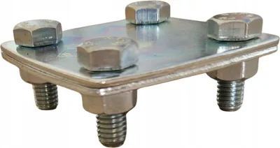 Immagine prodotto di Connettore Antifulmine Trasversale Per Nastro S-30 (2 Piastre)