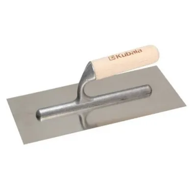 Obrázek produktu pro KUBALA - hladítko nerezové 270x130mm hladké - dřevěná rukojeť 0472