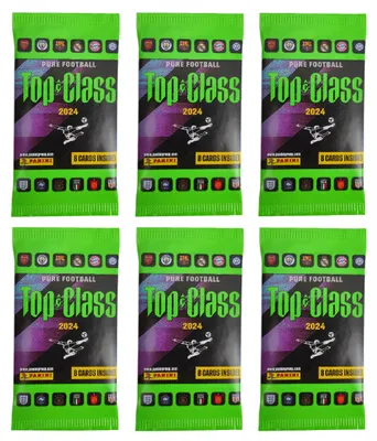 Produktbild von Top Class 2024 Fifa Panini Packets – 6 Packets Of Football Cards – 48 Cards