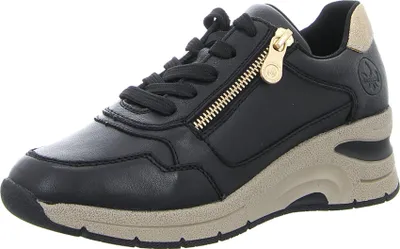 Produktbild von Rieker Sneakers Laag  Sneakers Laag - Zwart - Maat 40