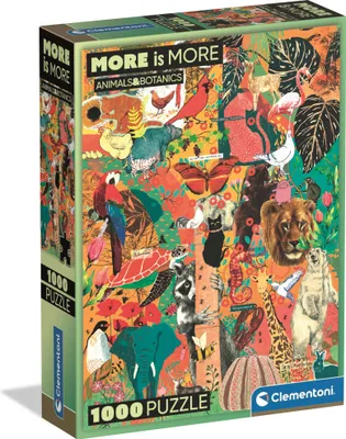 Produktbild von Clementoni Puzzle 1000 elementów Zwierzęta i Rośliny Kompaktowe