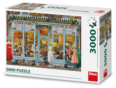 Produktbild von Dinotoys Dinosaurier-Puzzle aus einer Modeboutique, 3000 Teile